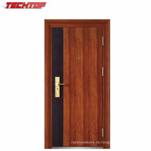 TPS-019 Moderne preiswerte Stahlsicherheits-Schmiedeeisen-Türen für Haus